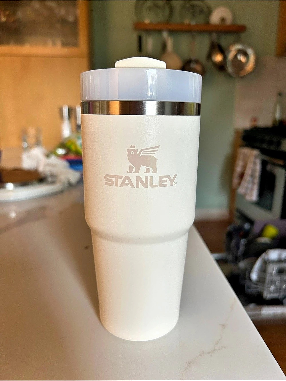 Stanley The Quencher H2.0 FlowState Tumbler 14 oz White 14 oz
